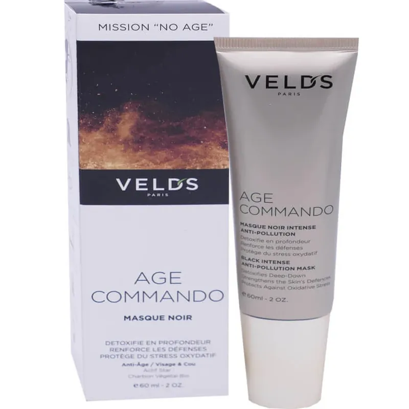 Cumpărături sigure VELDS AGE COMMANDO CREMĂ DE NOAPTE ANTI-ÎMBĂTRÂNIRE CU MASCĂ NEAGRĂ 60 ML