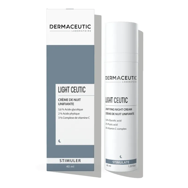 Discount DERMACEUTIC LIGHT CEUTIC CREMĂ DE NOAPTE UNIFIAȚOARE 40 ML