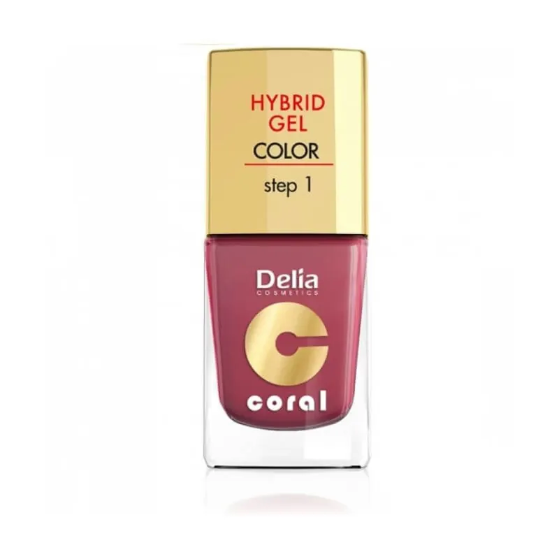 DELIA Oja Hybrid Coral nr. 018 caramiziu x 11ml Cel mai bun preț