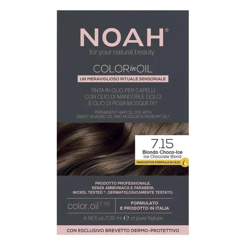 Expediere rapidă NOAH Color in Oil, vopsea de păr, 7.15 Ice Chocolate Blonde, 135 ml
