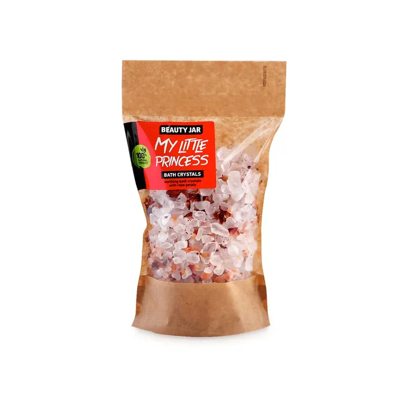 Mai ieftin Cristale calmante pentru baie cu petale de trandafir, My Little Princess, Beauty Jar, 600g