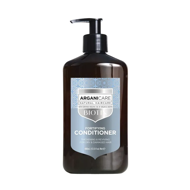 Cel mai bun preț Balsam Fortifiant cu Biotina, pentru par uscat sau deteriorat, Arganicare, 400 ml