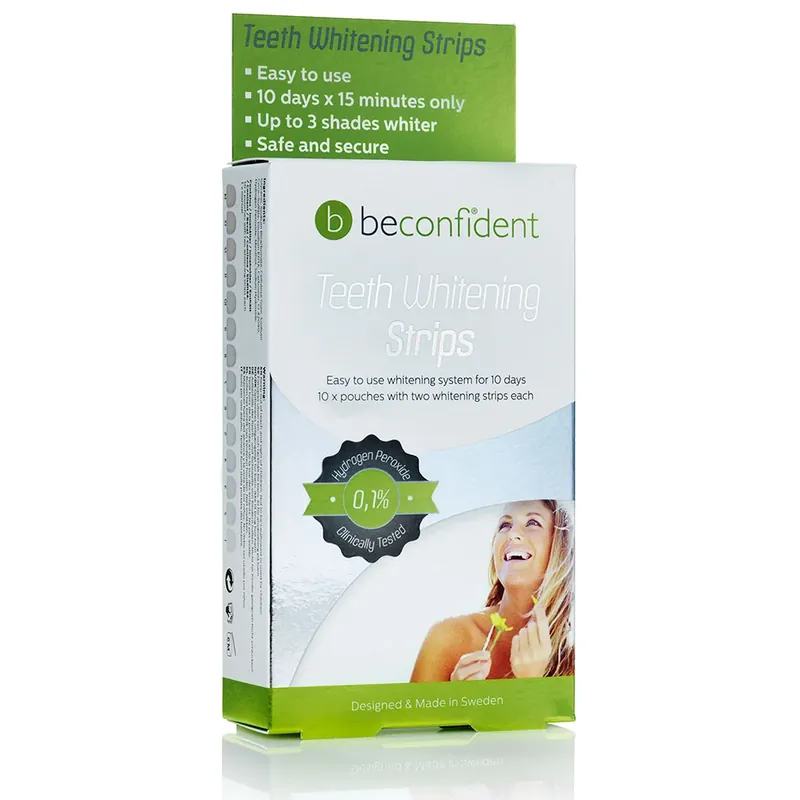 Benzi pentru albirea dintilor, Beconfident, 10 bucati x 2 Doar azi
