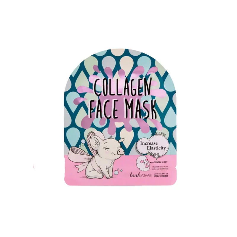 Bestseller Masca tip servetel pentru elasticitatea pielii cu colagen, Look At Me, 25ml