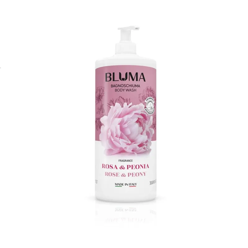 Comandă acum Gel de dus cu parfum de trandafir & bujor, BLUMA ROSA & PEONIA, 1 l