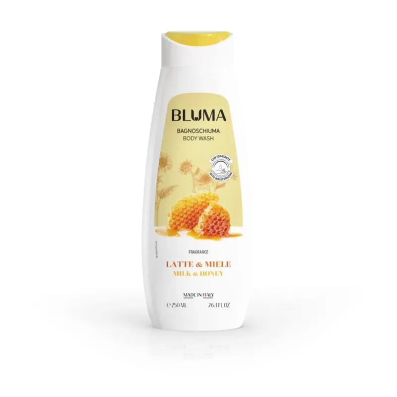 Chilipir Gel de dus cu parfum de lapte & miere, BLUMA LATTE & MIELE, 750 ml