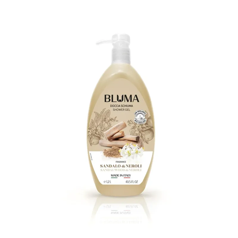 Livrare expres Gel de dus cu parfum de lemn de santal & neroli, BLUMA SANDALO & NEROLI, 1,2 l