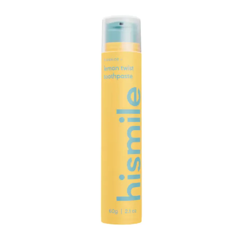 Super ofertă Pasta de dinti cu fluor si aroma de lamaie, Lemon Twist, Hismile, 60 g