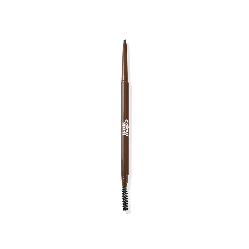 Popular Creion pentru sprancene cu periuta, Brow Craft, nuanta Dark Brown, Colour Spell by Profusion, 0.07 g