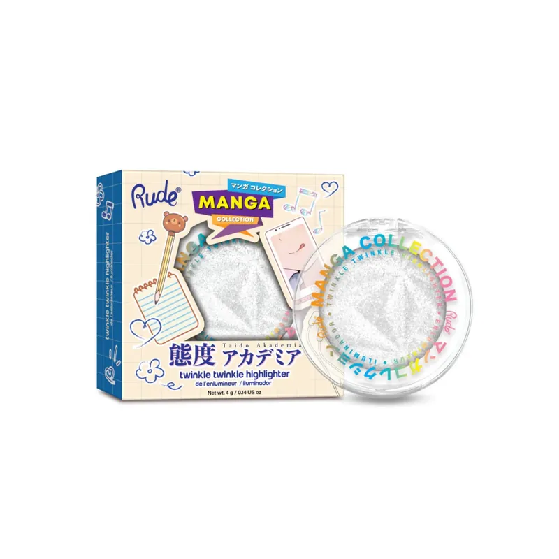 Iluminator Twinkle Twinkle Manga Collection, nuanta Kirei-Sama‘s Playlist, Rude Cosmetics, 4 g Cumpărături sigure
