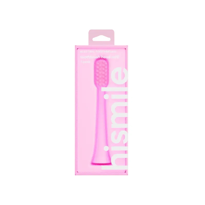 Rezerva periuta electrica cu peri moi, culoare Pink, Hismile, 1 articol Reducere specială
