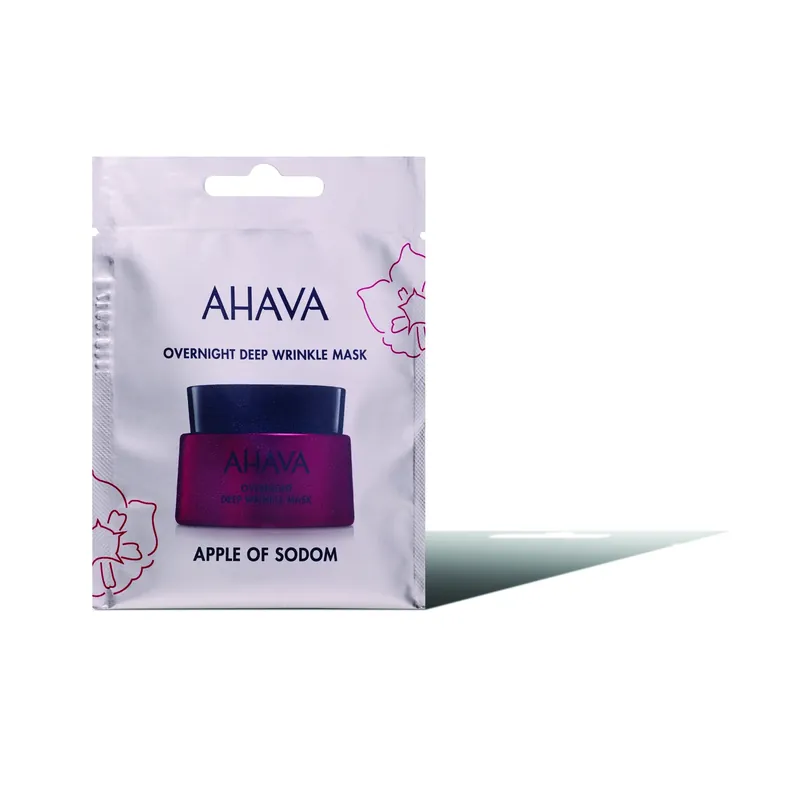 Super ofertă AHAVA, Masca faciala de noapte anti-rid cu Osmoter™ si extract de mar din Sodoma, pentru fermitate si hidratare, 6 ml