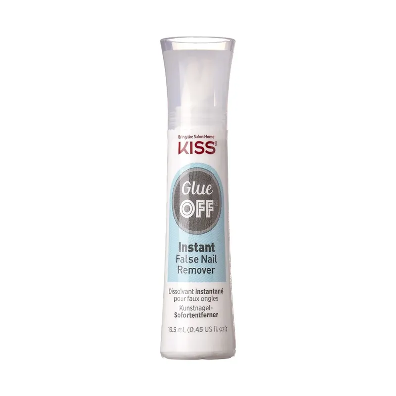KISS, Dizolvant pentru unghii false Glue Off False Nail Remover, 13,5 ml Ultima șansă