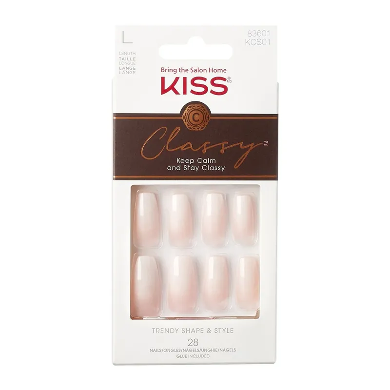 Reduceri KISS, Classy BE-YOU-TIFULL LONG COFFIN, 28 bucati