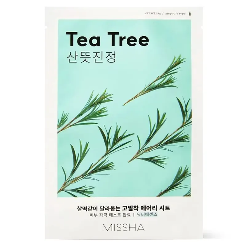 MisshaMasca Calmanta Airy Fit Sheet Mask Tea Tree Super ofertă