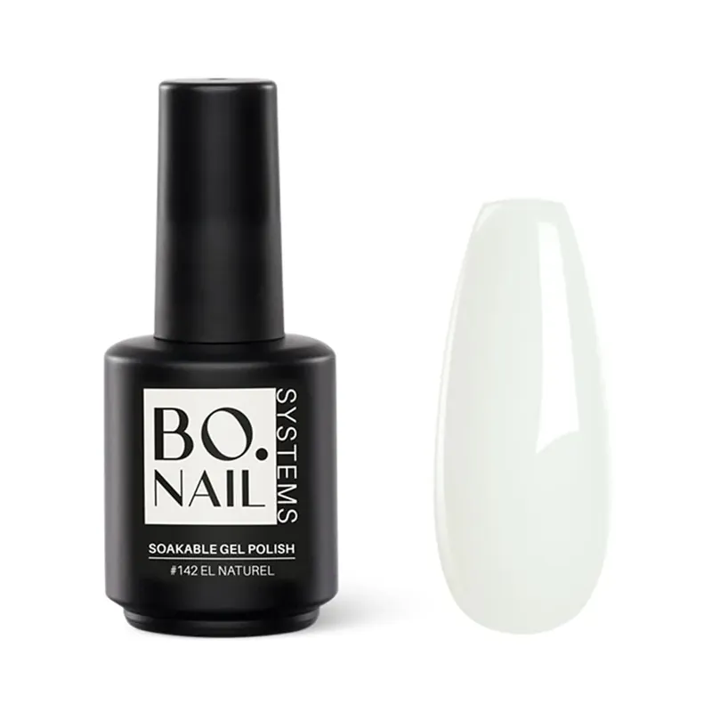 BO.NAILOja Semipermanenta Soakable Gel Polish 142 El Naturel Retur ușor