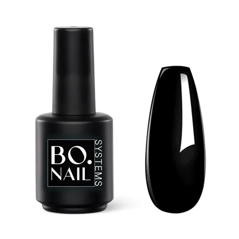 BO.NAILOja Semipermanenta Soakable Gel Polish 006 Black Livrare expres