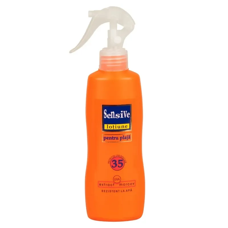Lotiune spray pentru plaja Sensive FPS35, 250ml Ofertă specială