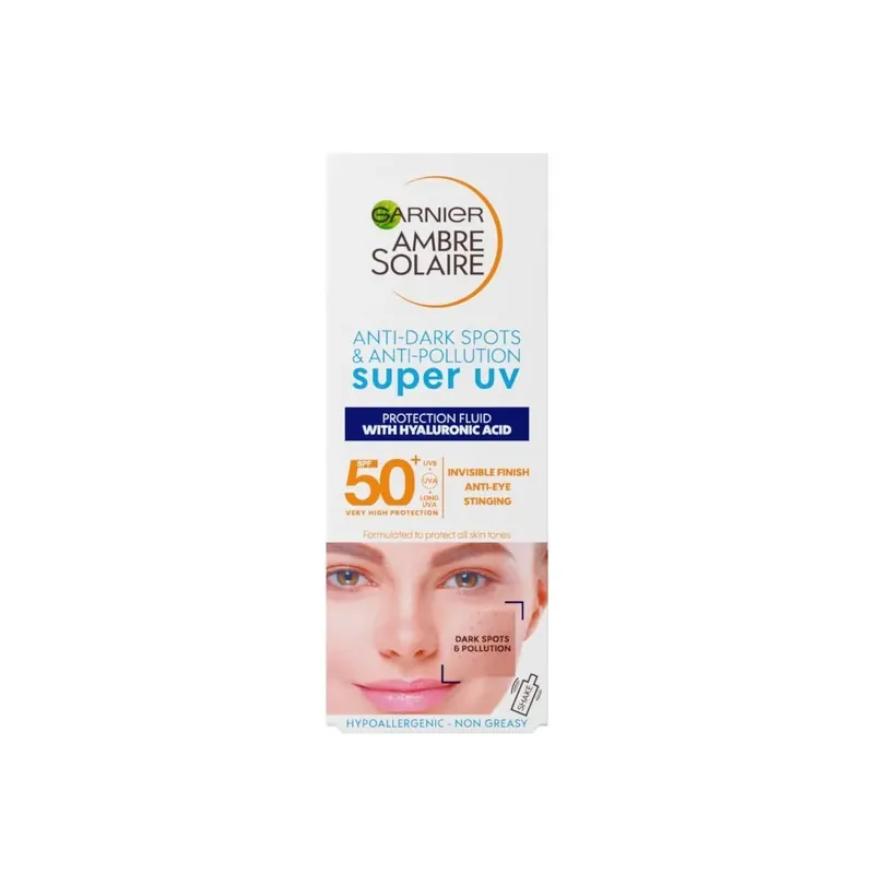 Crema de fata cu protectie solara Garnier, SPF 50+, 40ml Super ofertă