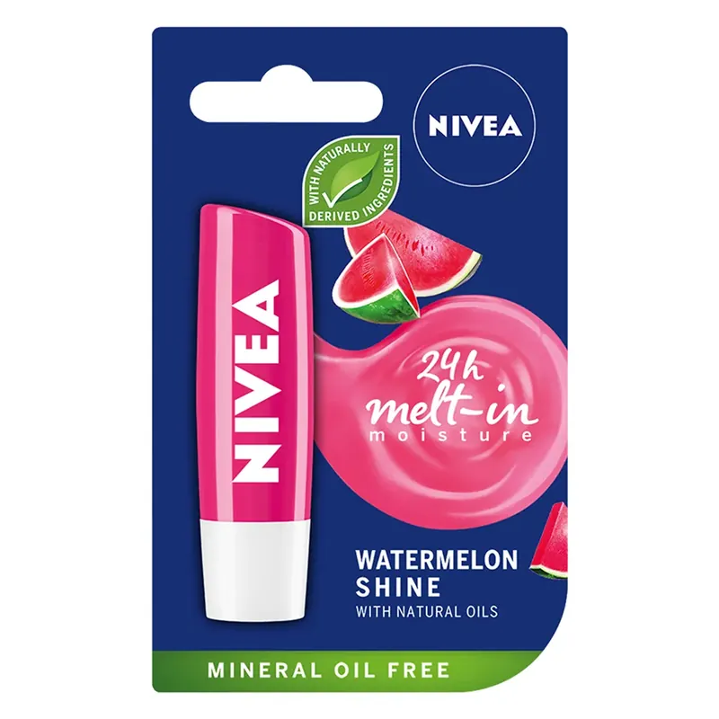 Balsam de buze Nivea Fruity Shine Watermelon 4.8 g Reduceri