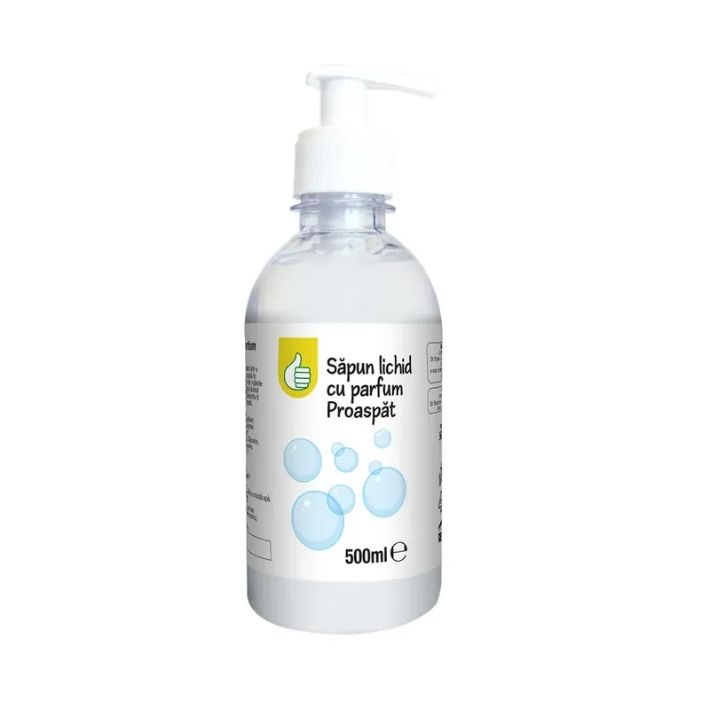 Sapun lichid Pouce, cu parfum proaspat, 0.5 l Reducere specială