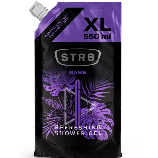 Noutate Rezerva gel de dus STR8 Game, 550 ml